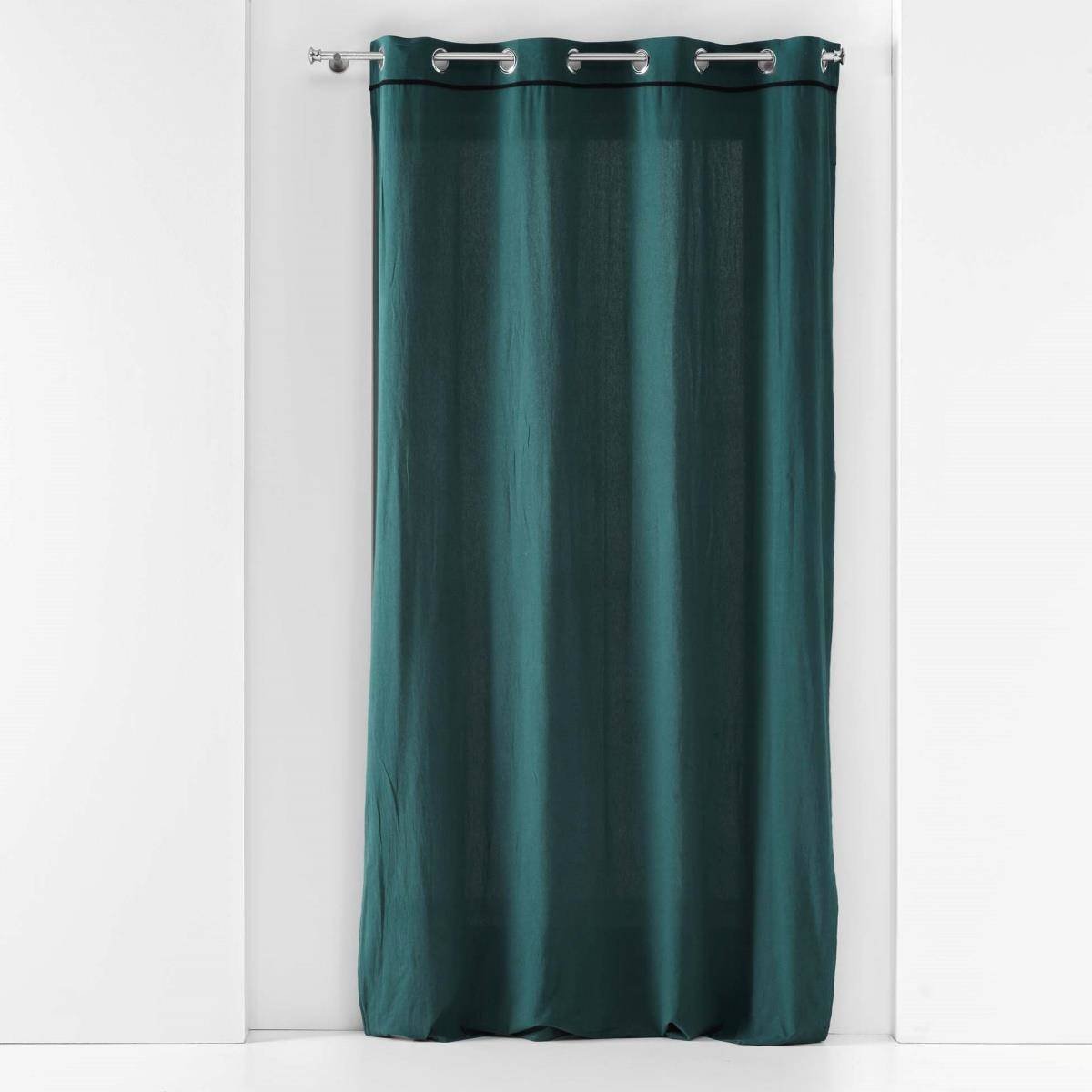 Zasłona Na Przelotkach Linette, Bawełniana, Z Połyskiem, 135 X 240 Cm