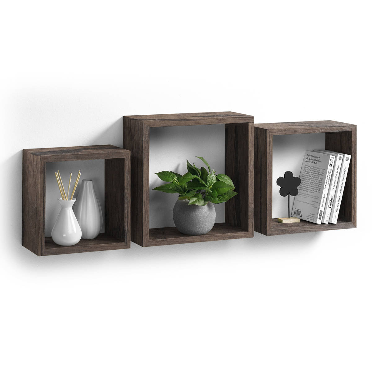 Półki Wiszące Kostki, Zestaw 3 Szt.