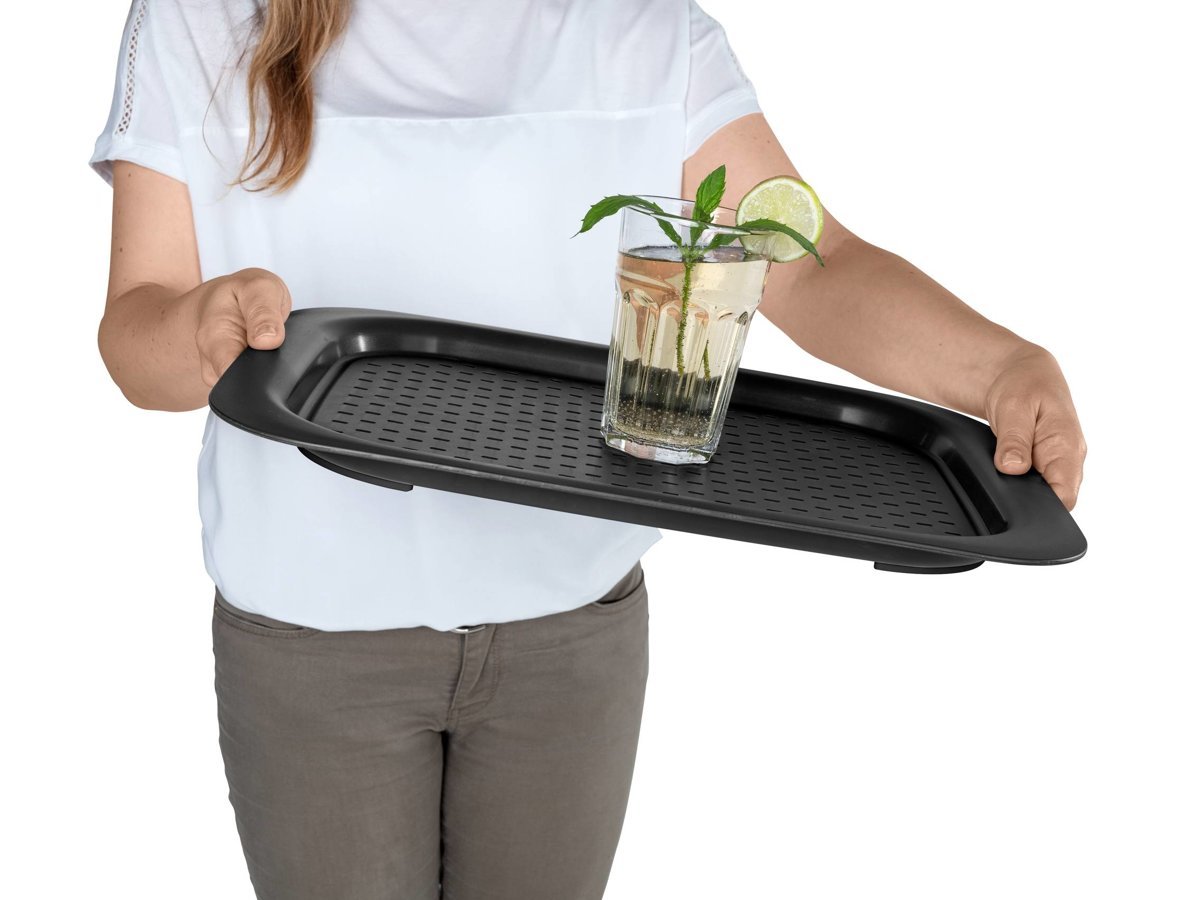 Czarna taca do serwowania Wenko Black Outdoor Kitchen