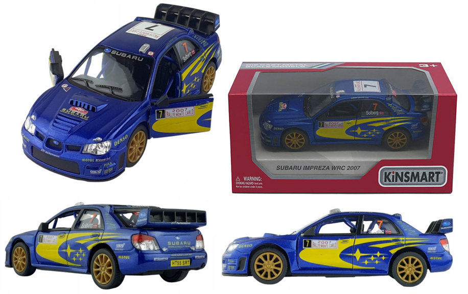 Subaru Impreza Wrc Metalowy Samochód Rajdowy