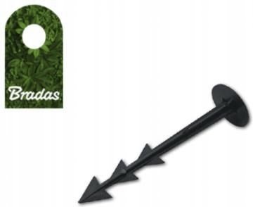 Baradas 20 szt. Szpilka kołek do mocowania agrowłóknin 12cm ATSU12+B 6074 ATSU12+B
