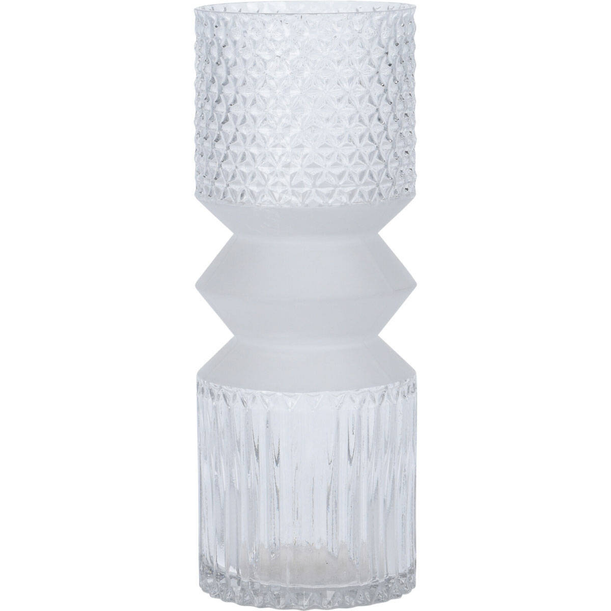Wazon Szklany Cylindryczny, 30 Cm