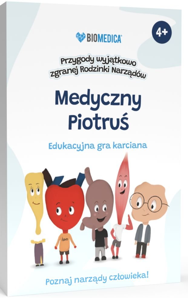 Edukacyjny medyczny Piotruś. Karty do gry - Jacek Mieszkowicz