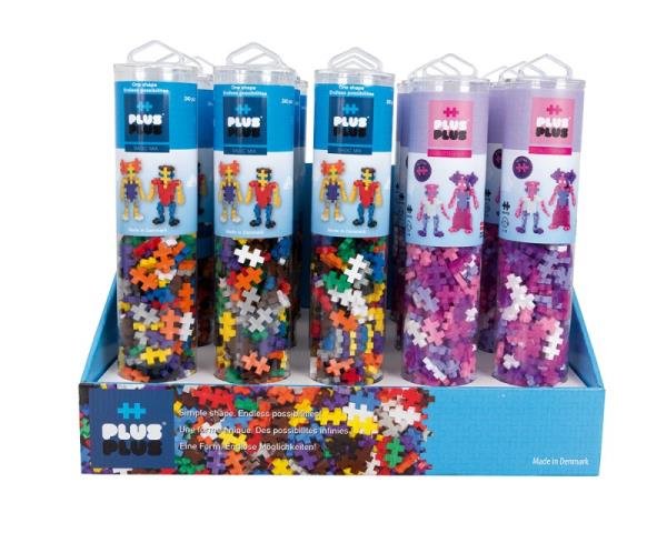 Plus Plus Klocki Tuby Basic / Glitter 240 El. 7255 Dante P15 Mix Cena Za 1 Sztukę (014-7255)