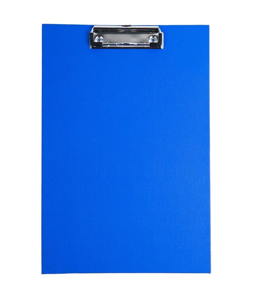 D.RECT clipboard blatem biurka A5 Economy folii PCW leinengepraegt Niebieski 009563