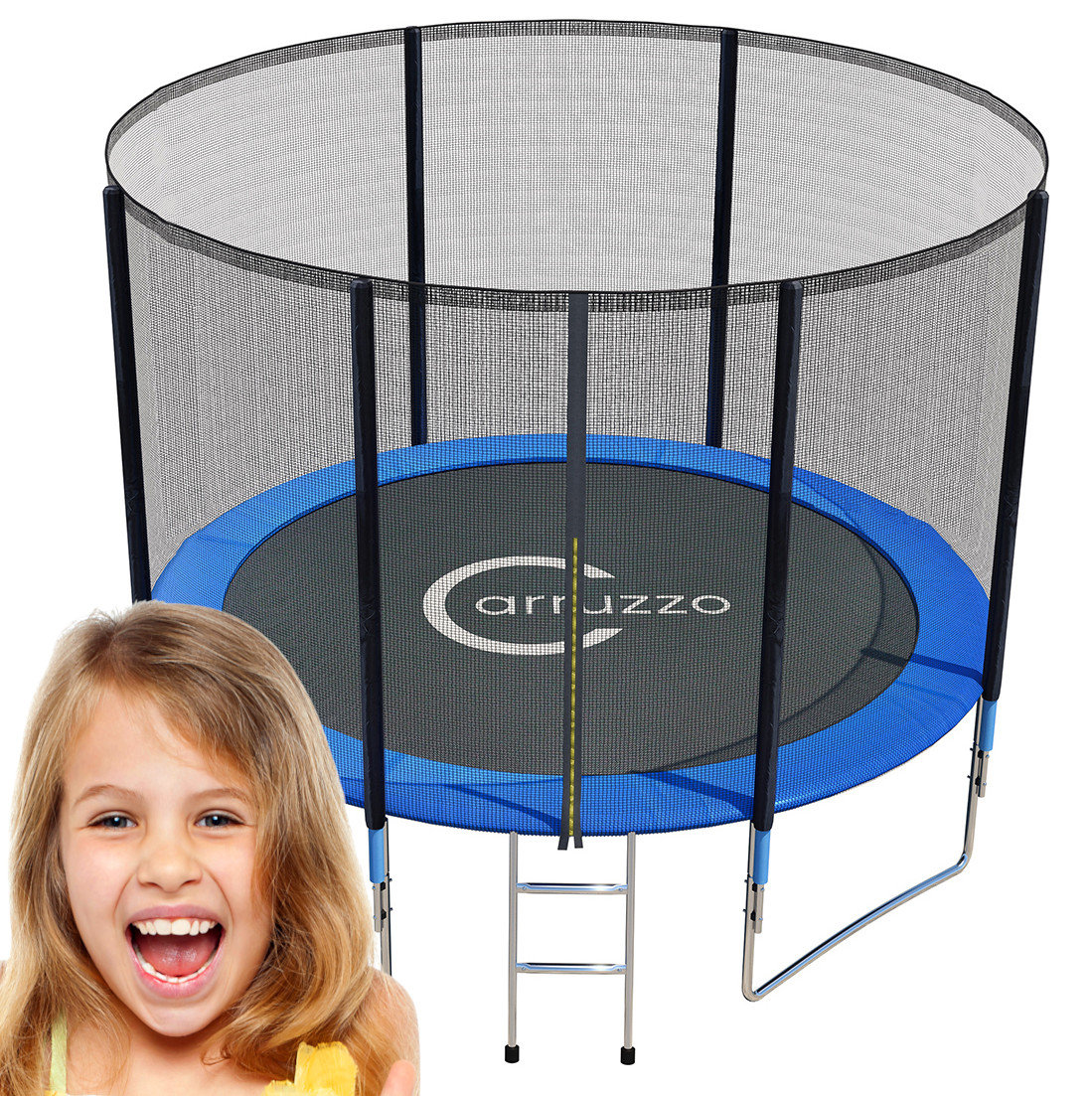 Trampolina Ogrodowa Dla Dzieci 10Ft 305Cm Do 150Kg D562