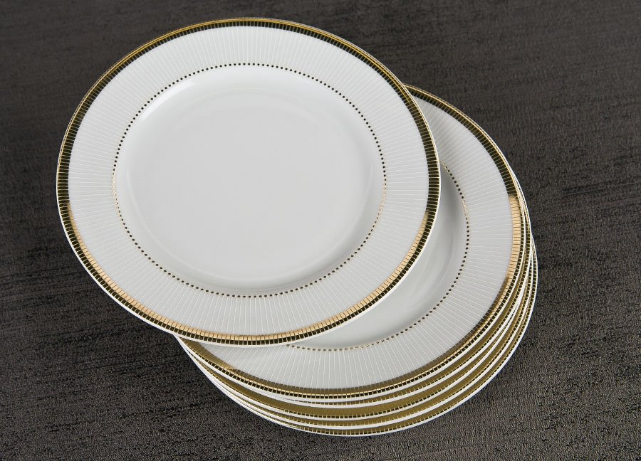 Kpl. 6 Talerzy Deserowych 17Cm Marcello Gold