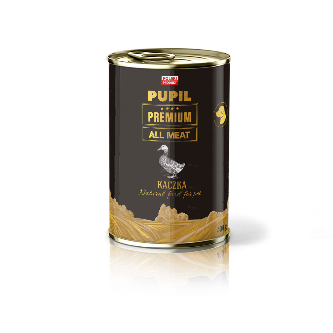 Karma Mokra Dla Psa Pupil Premium All Meat Gold Kaczka 400 G