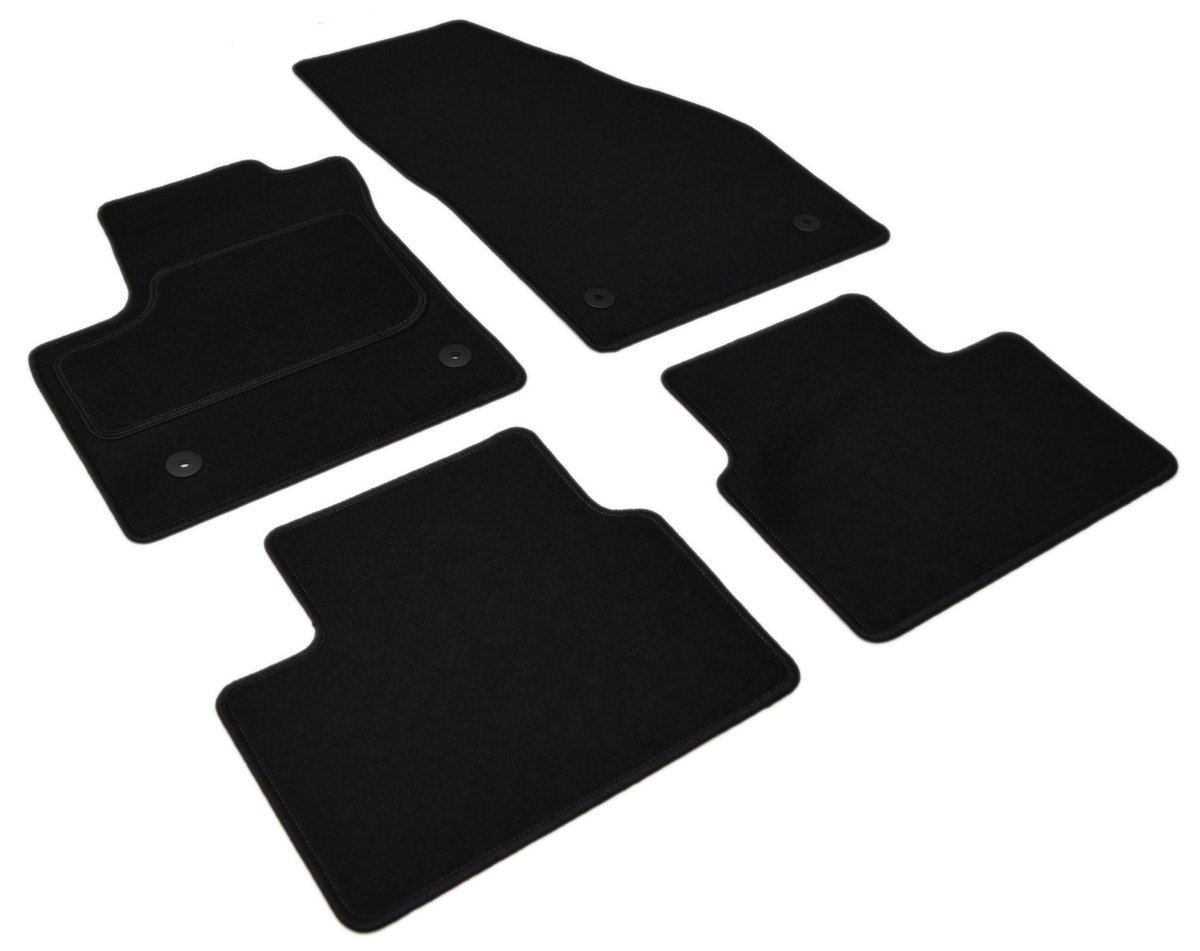 Opel Meriva B 05/2010-05/2017R.  - Czarne Dywaniki Welurowe W Jakości Economy