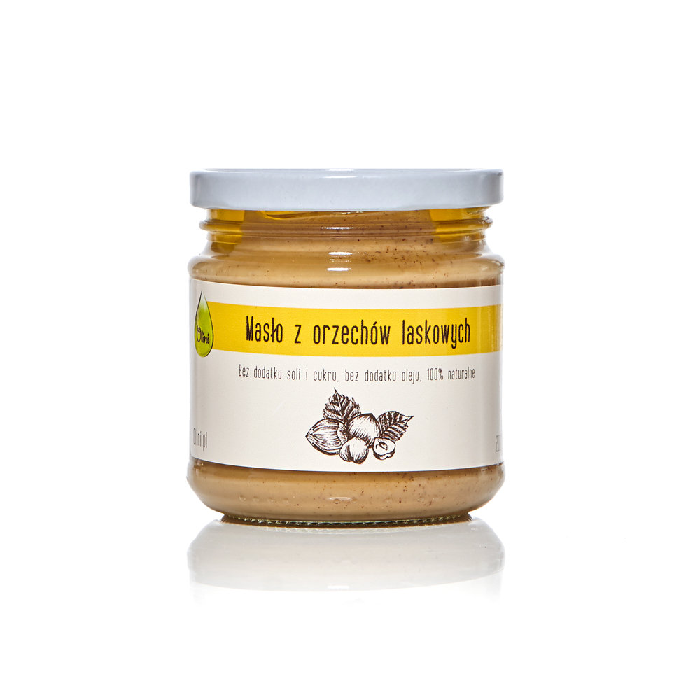 Masło Z Orzechów Laskowych 200 Ml Olini