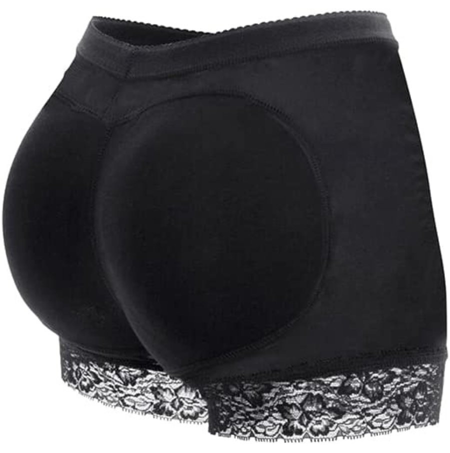 Majtki Push Up Popraw Kształt Pupy Koronka Czarne Xl