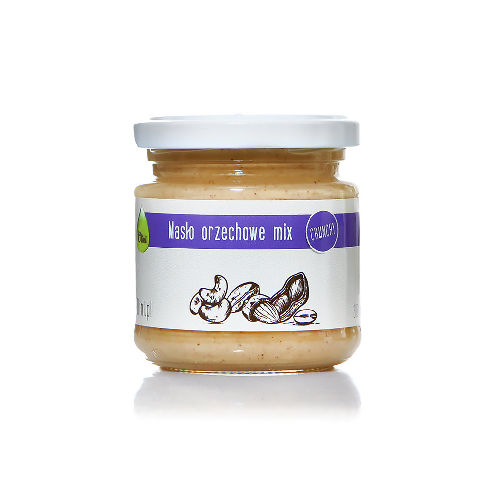 Masło Orzechowe Mix Crunchy 200 Ml Olini