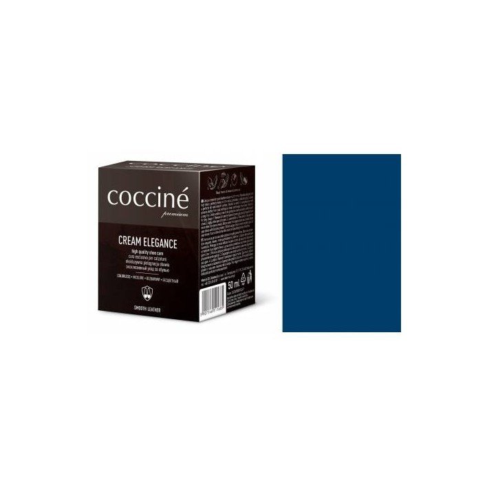 Pasta Do Butów Krem Skóry Gładkiej Cream Elegance Niebieski 50 Ml