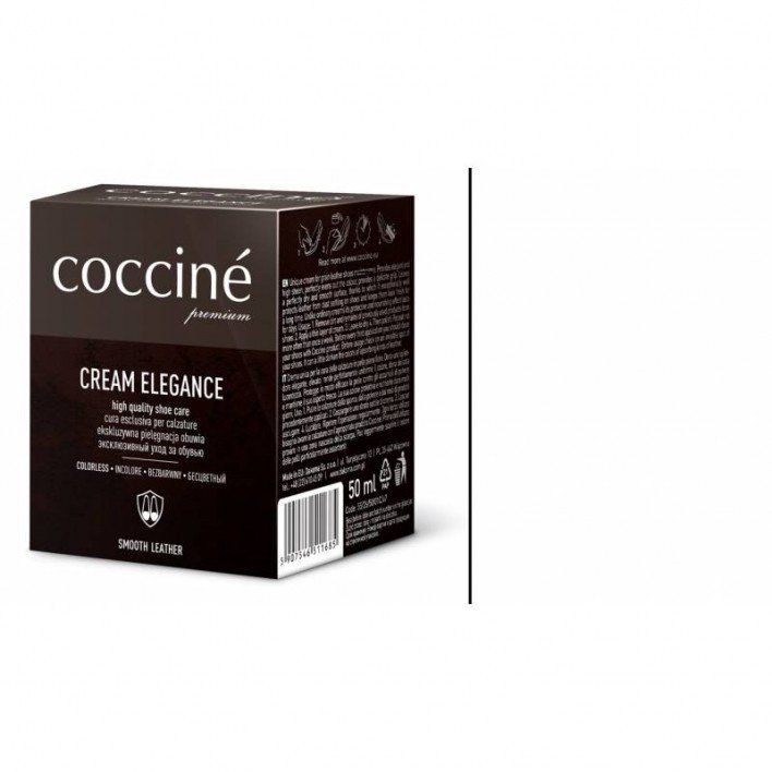 Pasta Do Butów Krem Skóry Gładkiej Cream Elegance Biały 50 Ml