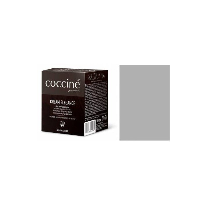 Pasta Do Butów Krem Skóry Gładkiej Cream Elegance Srebrny 50 Ml