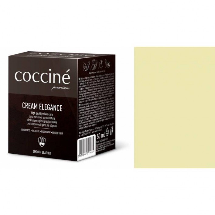 Pasta Do Butów Krem Skóry Gładkiej Cream Elegance Kość Słoniowa 50 Ml