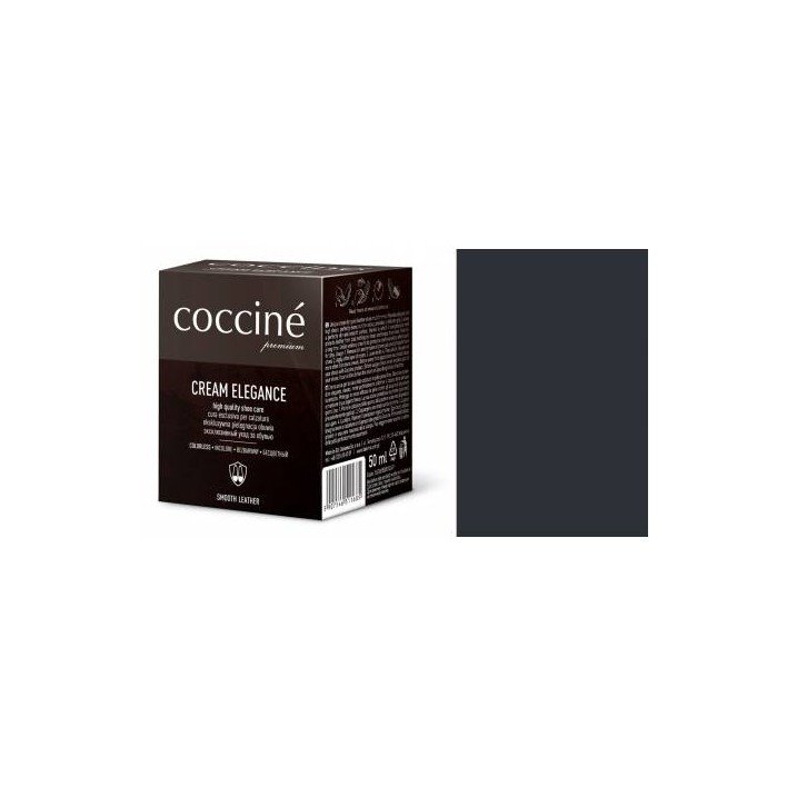 Pasta Do Butów Krem Skóry Gładkiej Cream Elegance Ciemny Szary 50 Ml