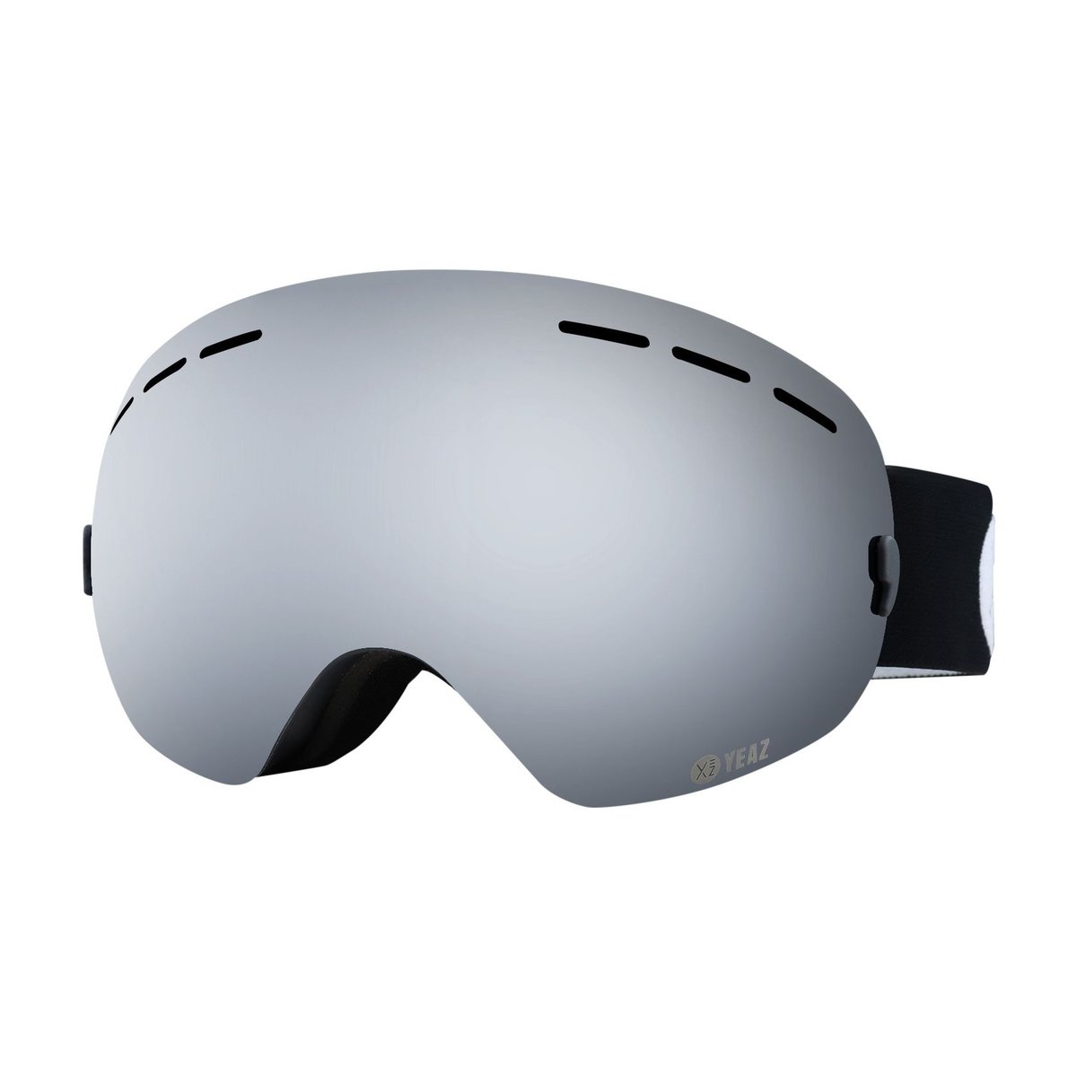 Xtrm-Summit Gogle Narciarskie I Snowboardowe Bez Ramki Srebrne Lustrzane