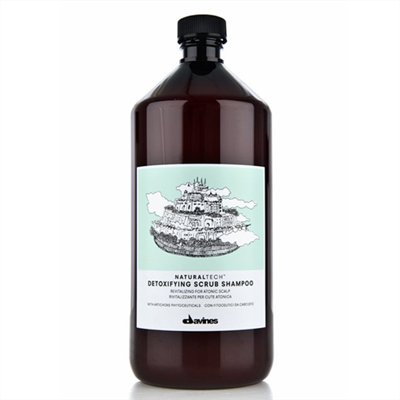 Davines Naturaltech Detoxifying Scrub Rewitalizujący Szampon Z Peelingiem Do Zwiotczałej Skóry Głowy 1000Ml