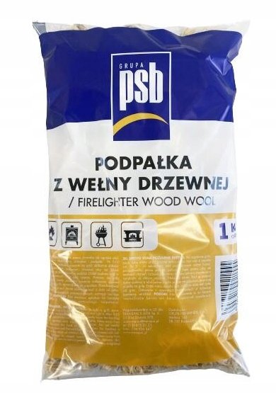 Rozpałka Do Pieca Z Wełny Drzewnej 1 Kg