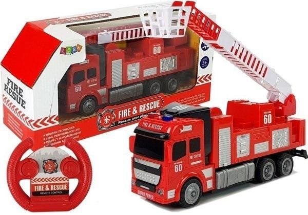 Wóz strażacki zdalnie sterowany R/C - Leantoys