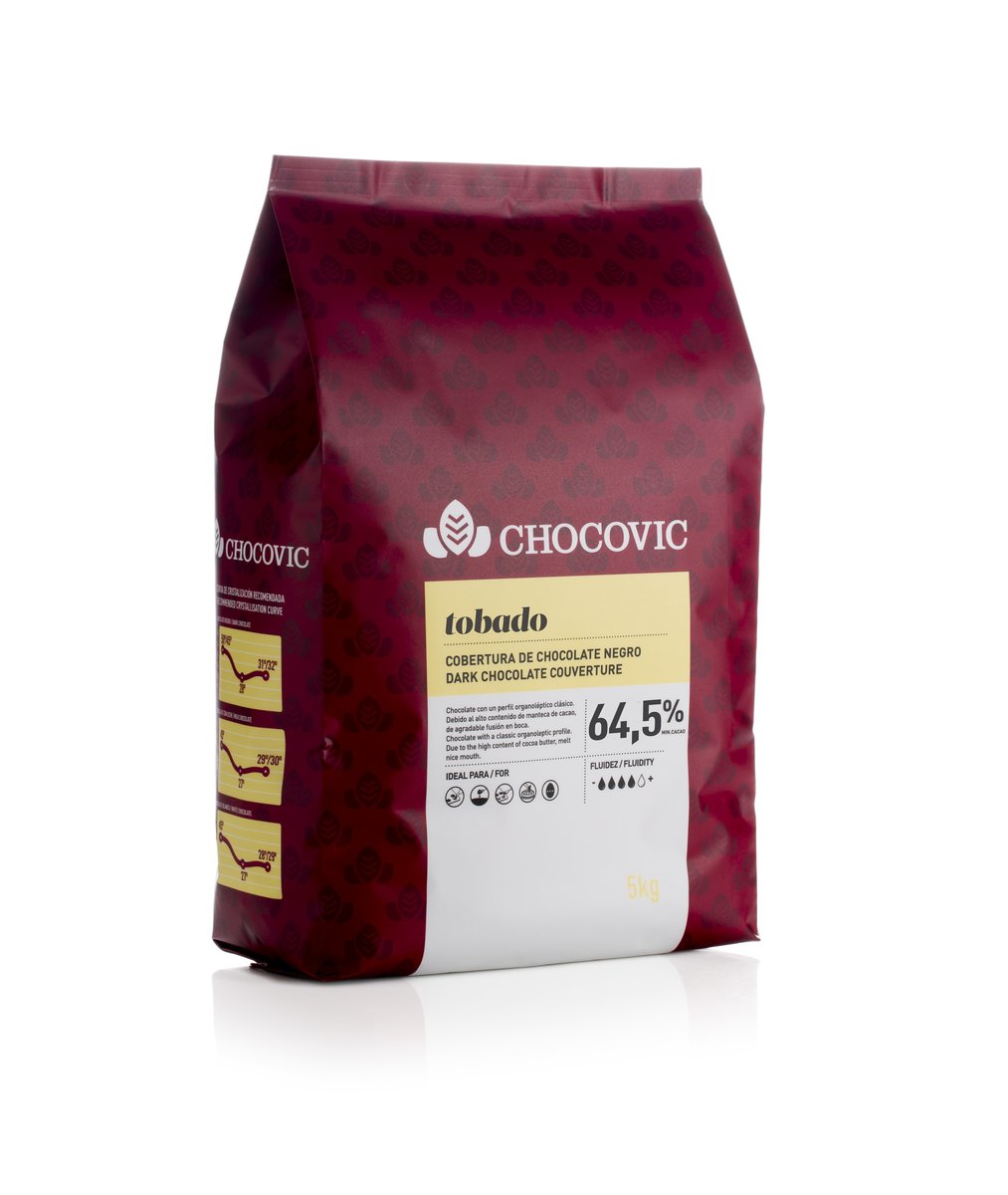 Chocovic Tobado Czekolada Ciemna Kuwertura (Barry Callebaut) 5Kg