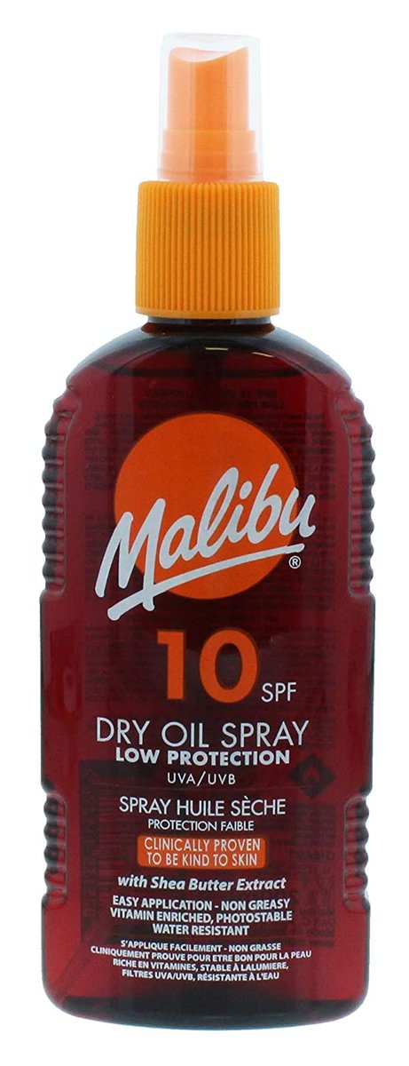 Malibu Sun Dry Oil Spray 200 ML lsf10 olej na sucho EM491Z