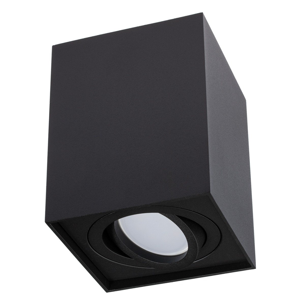 Oprawa Natynkowa Halogenowa Spot Tuba Ruchoma Amat-L Gu10 Kwadratowa Czarna 115Mm Lumiled