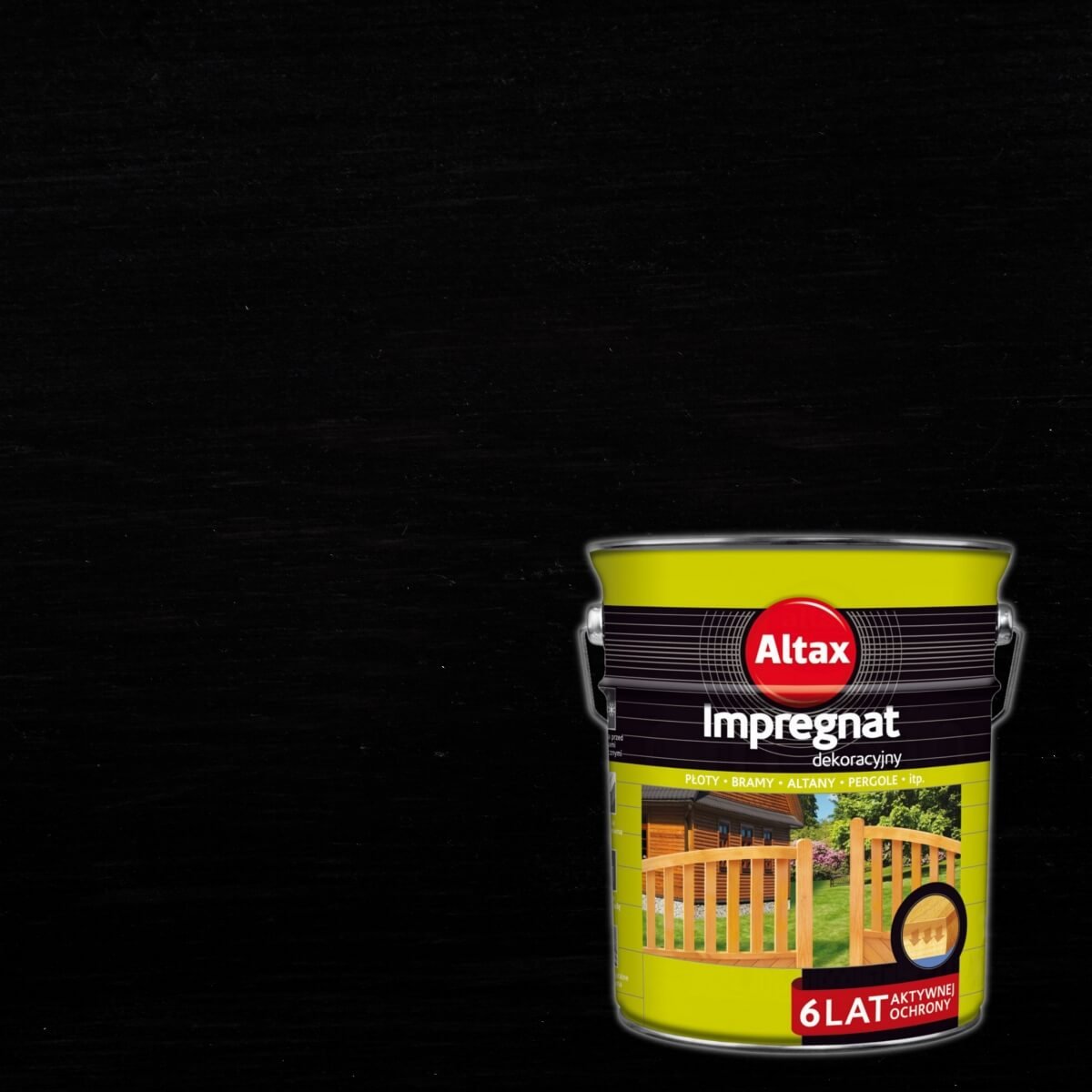 Altax impregnat dekoracyjny, heban, 9 l