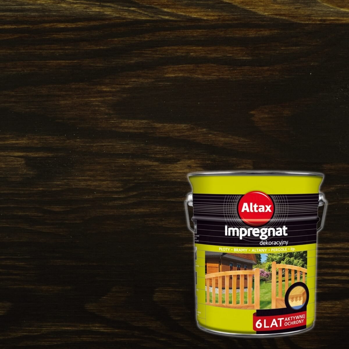 Altax impregnat dekoracyjny, palisander, 9 l