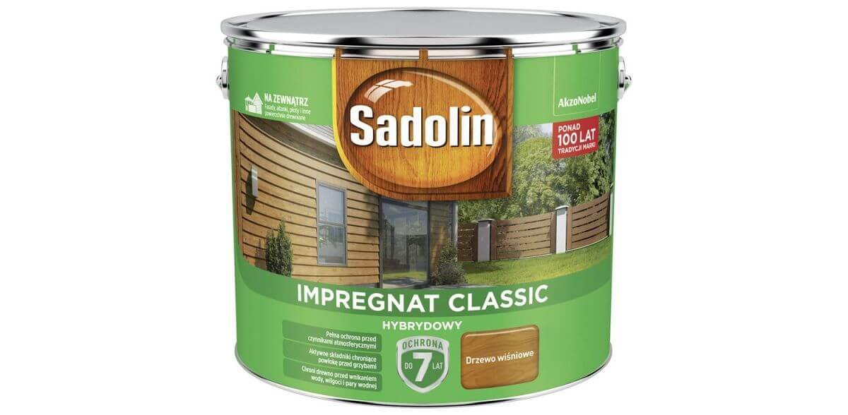 Sadolin Impregnat do drewna Hybrydowy drzewo wiśniowe 9 l
