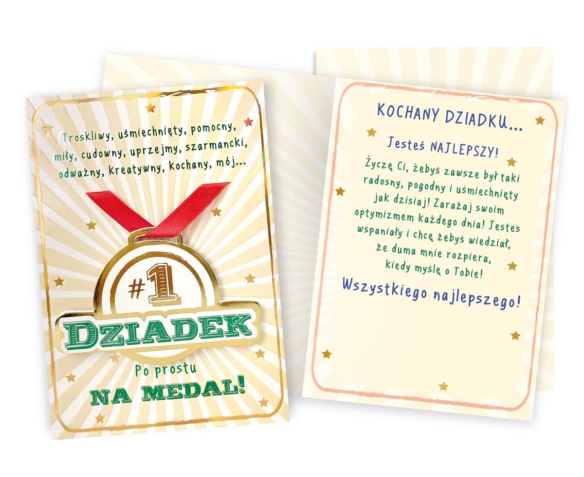 Karnet B6 Dziadek - Kukartka