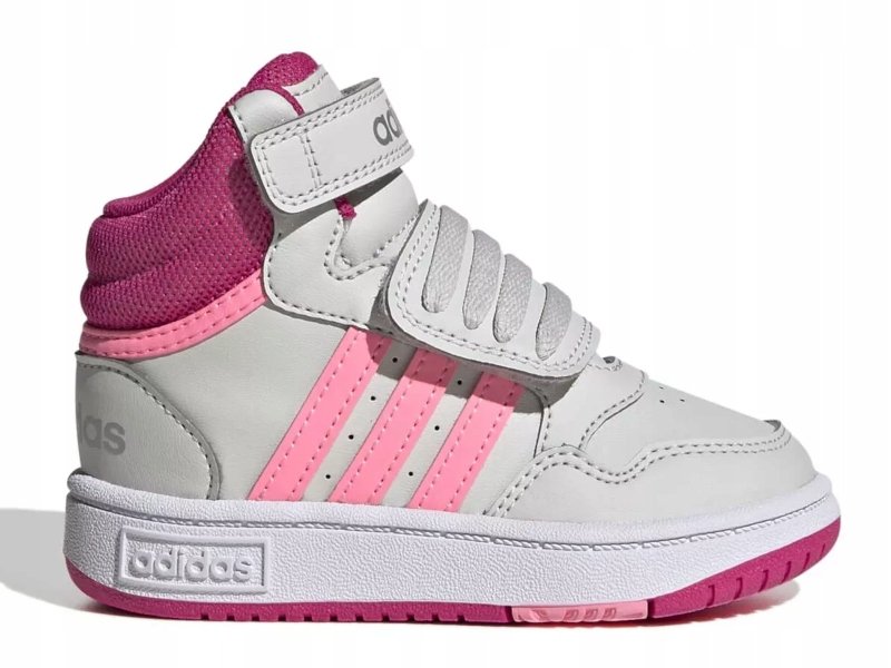 Buty Dziecięce Adidas Hoops Mid Gz1934 Na Rzepy 22