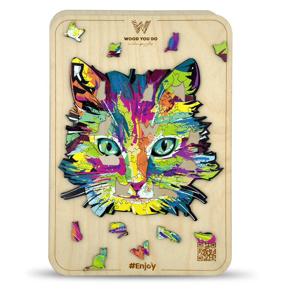 Puzzle Kot |  Agile Cat | 100 Elementów | A5