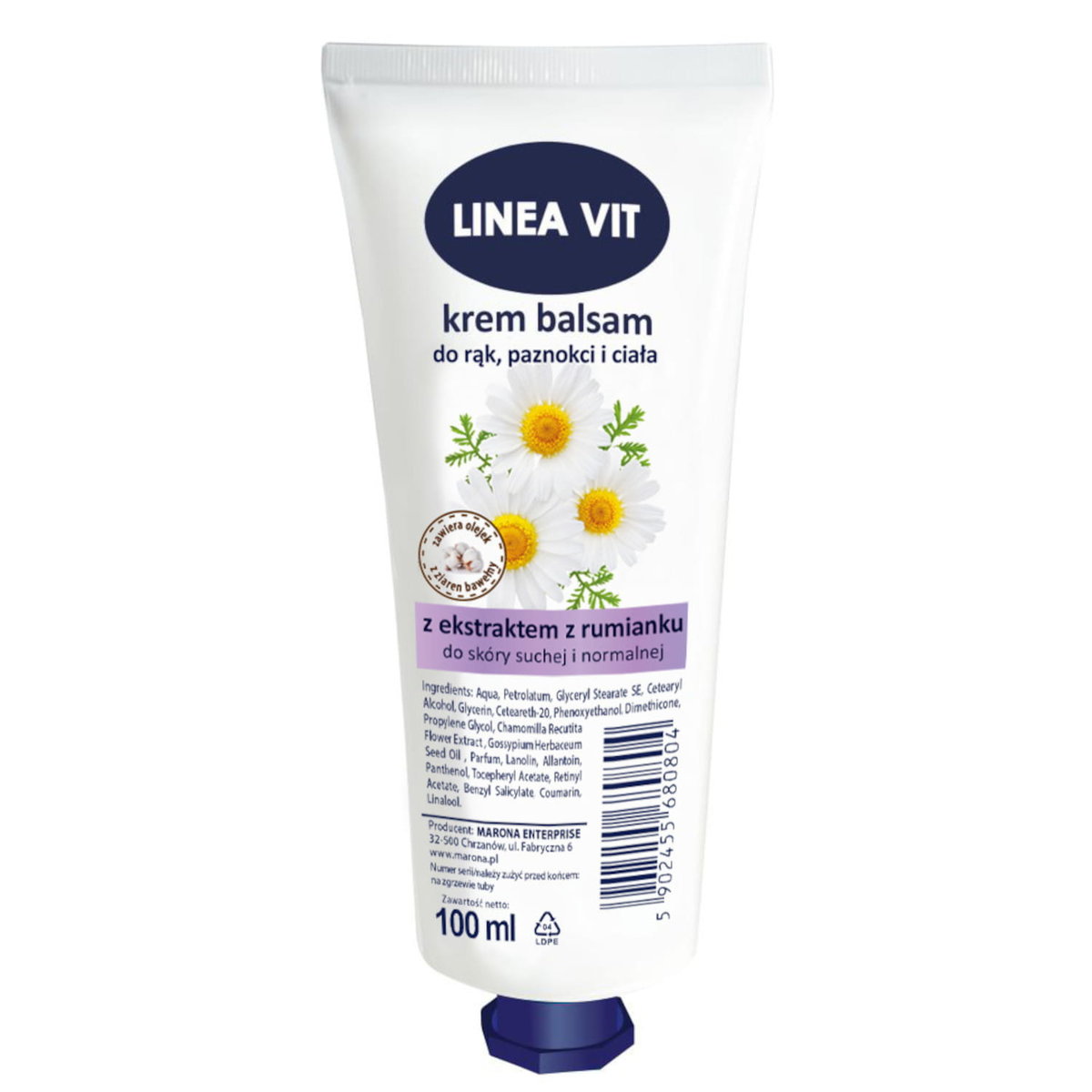 Linea Vit, Krem do rąk, Rumianek, 100ml