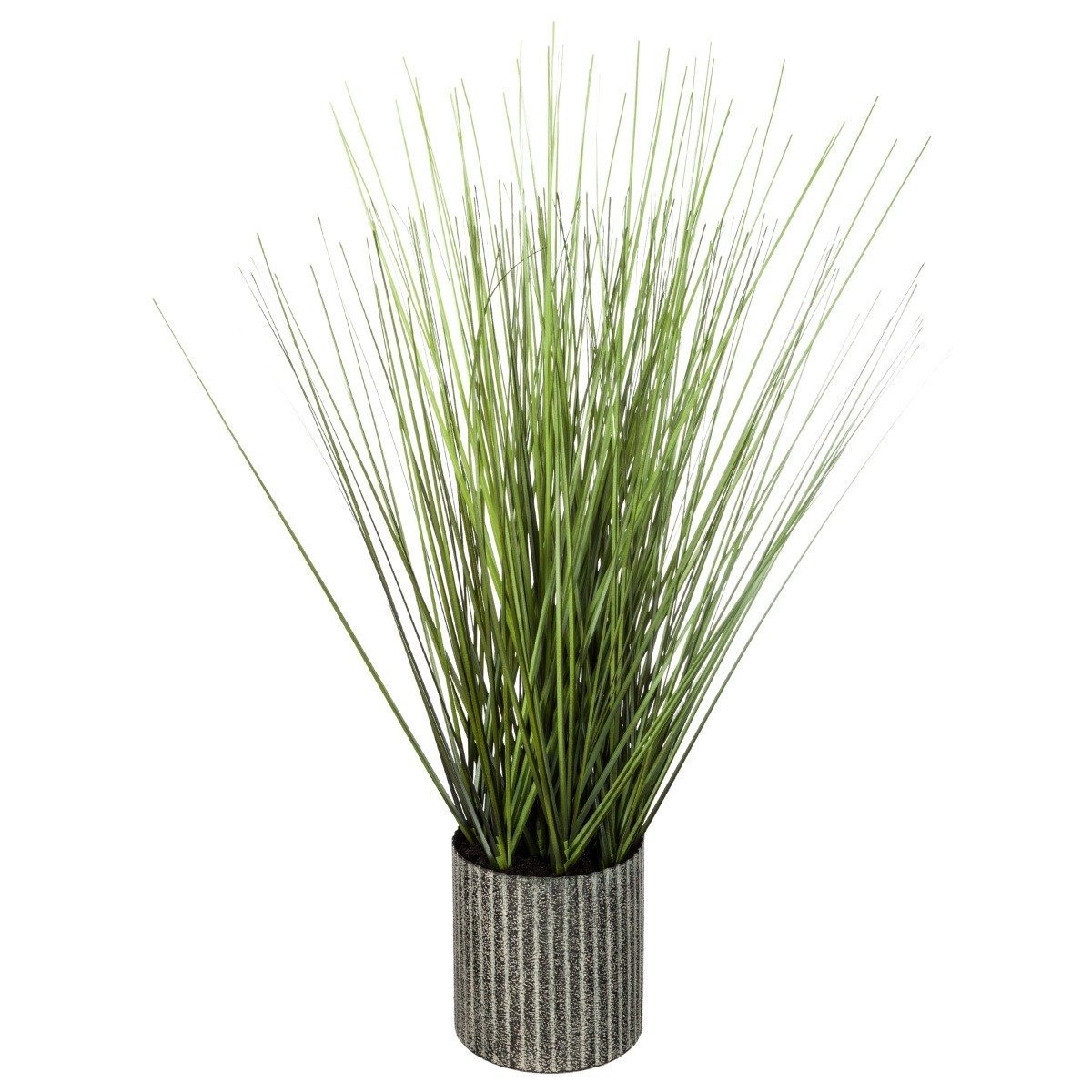 Sztuczna roślina ozdobna TRAWA 45 cm szara doniczka 160035