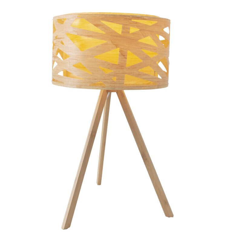 Näve Lampa stołowa Finja z bambusowym trójnogiem