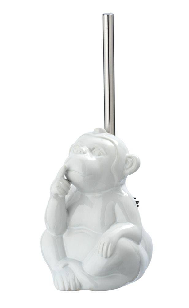 Ceramiczna szczotka do WC Wenko Monkey Quiet