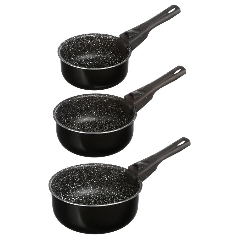Rondle Aluminiowe Z Powłoką Kamienną, 3 Rozmiary W Komplecie