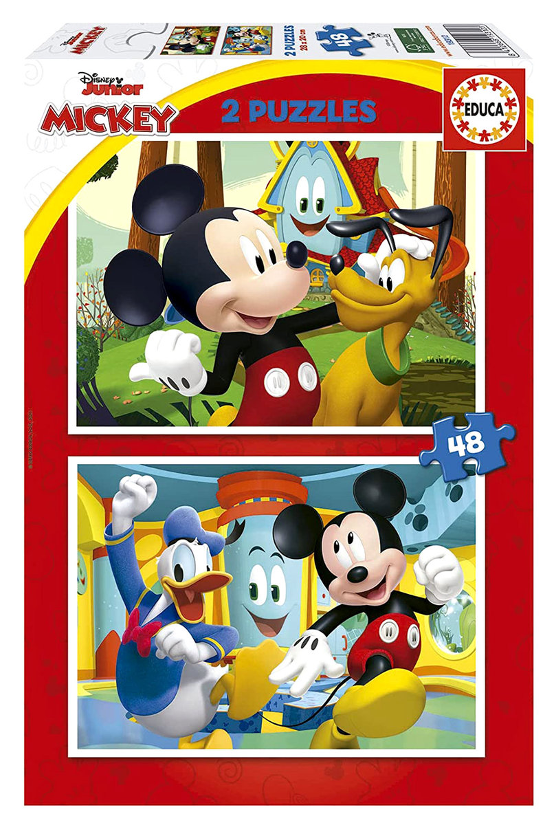 Puzzle 2x48 el. Myszka Miki Educa