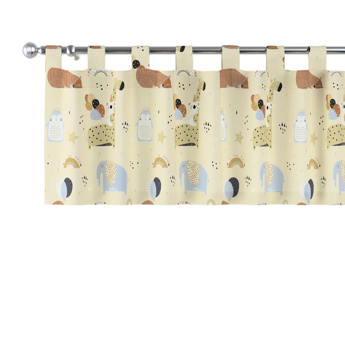 Lambrekin na szelkach, beżowy, 130 × 40 cm, Magic Collection