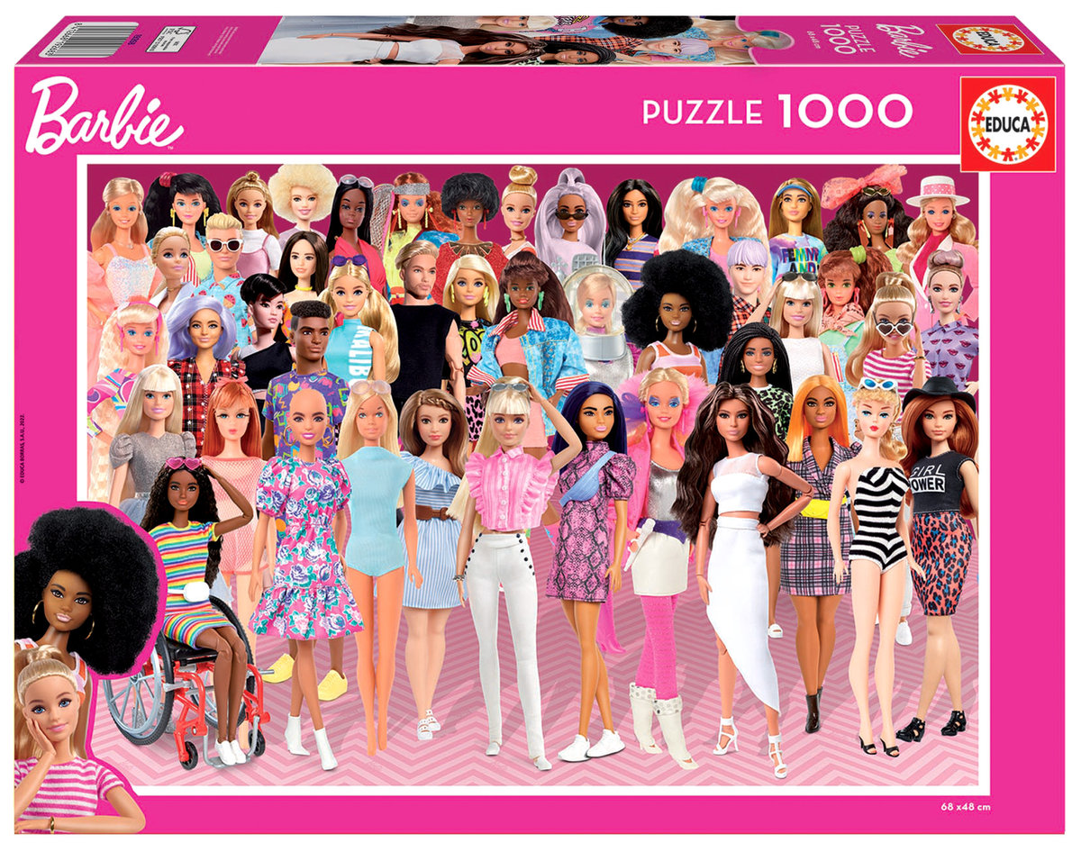 Puzzle, Educa, Barbie, 1000 el.