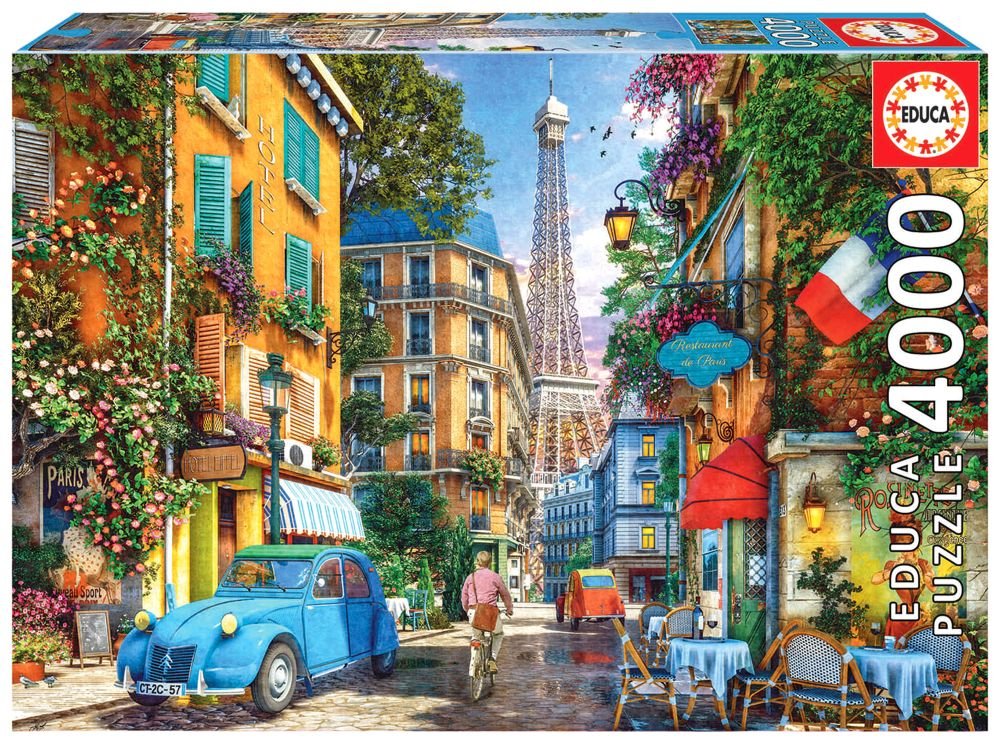 Puzzle 4000 Uliczka w Paryżu G3 - Educa