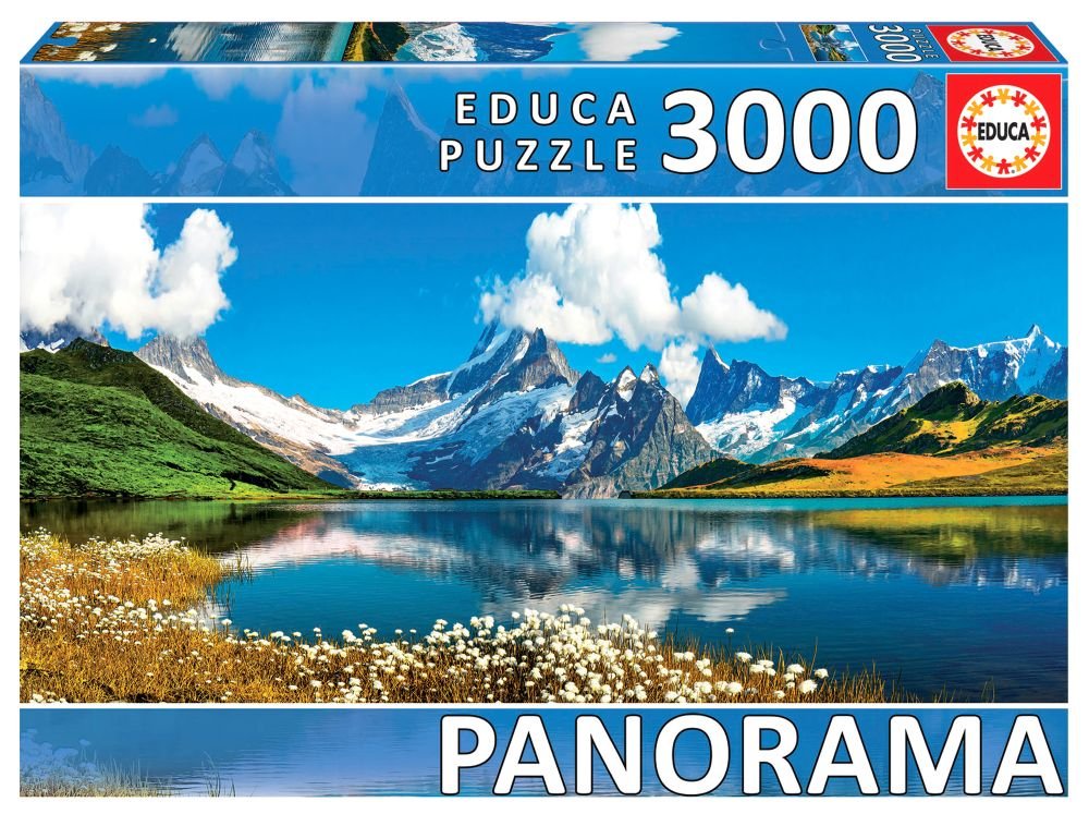 Puzzle 3000 Jezioro Bachalp/Szwajcaria (panorama) - Educa