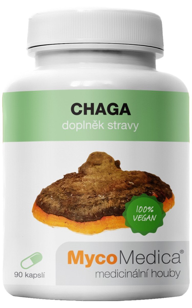 MycoMedica - Chaga w optymalnym stężeniu, 90 kapsułek ziołowych