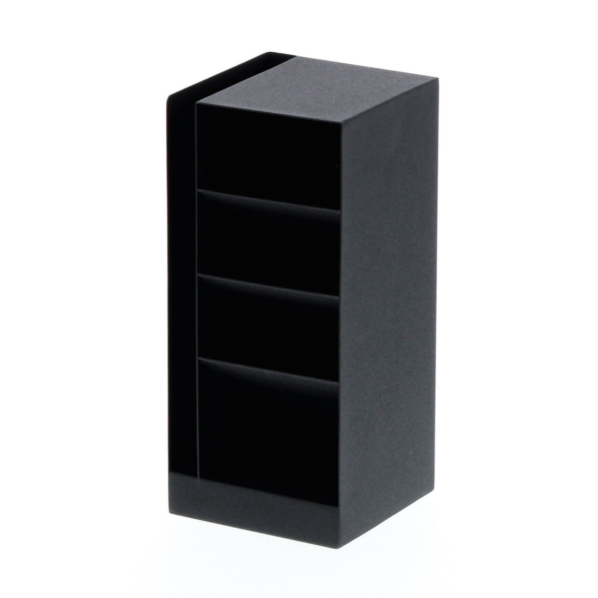 Czarny organizer biurowy YAMAZAKI Tower