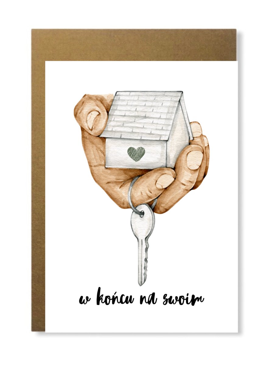 Kartka Na Parapetówkę Parapetówka Nowy Dom Domek