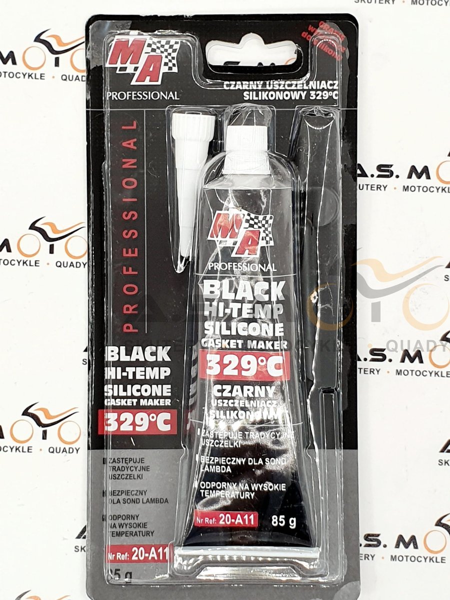 Silikon Wysokotemperaturowy 329 Stopni Czarny 85G