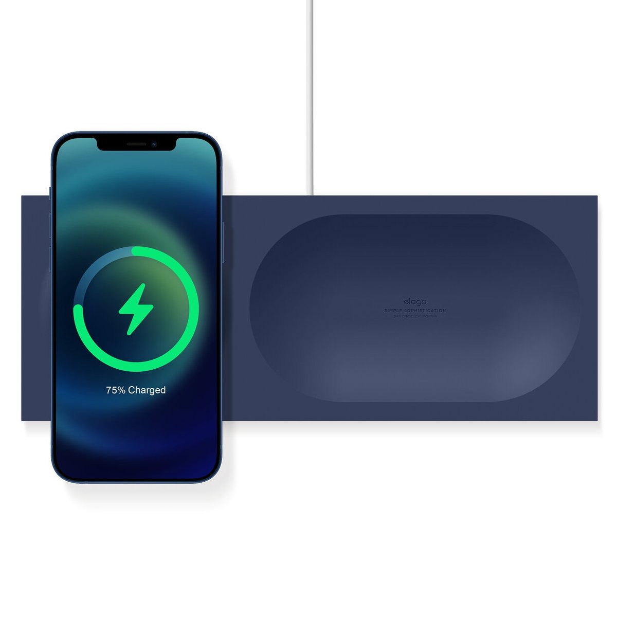 Elago Silikonowy Organizer 2W1 Do Iphone 12 Indygo