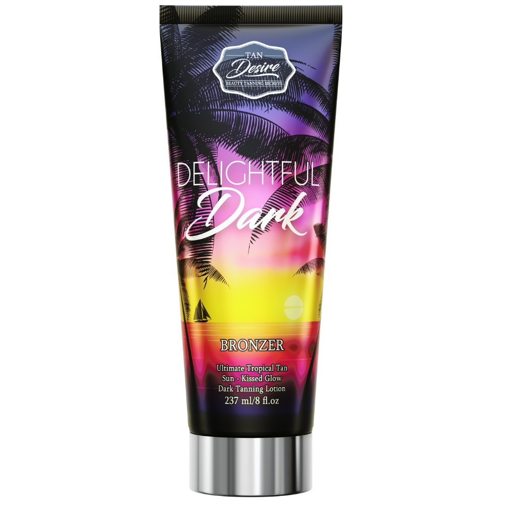 Tan Desire, Delightful Dark, Nawilżający Bronzer Z Aloesem I Witaminami, 237ml